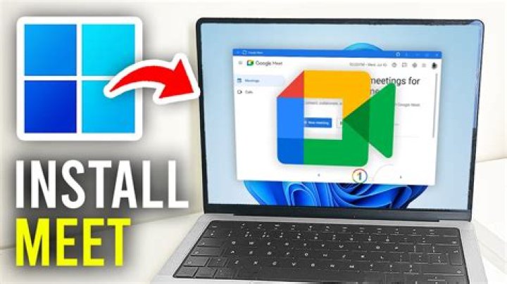 How do I install Google Meet on my laptop?
