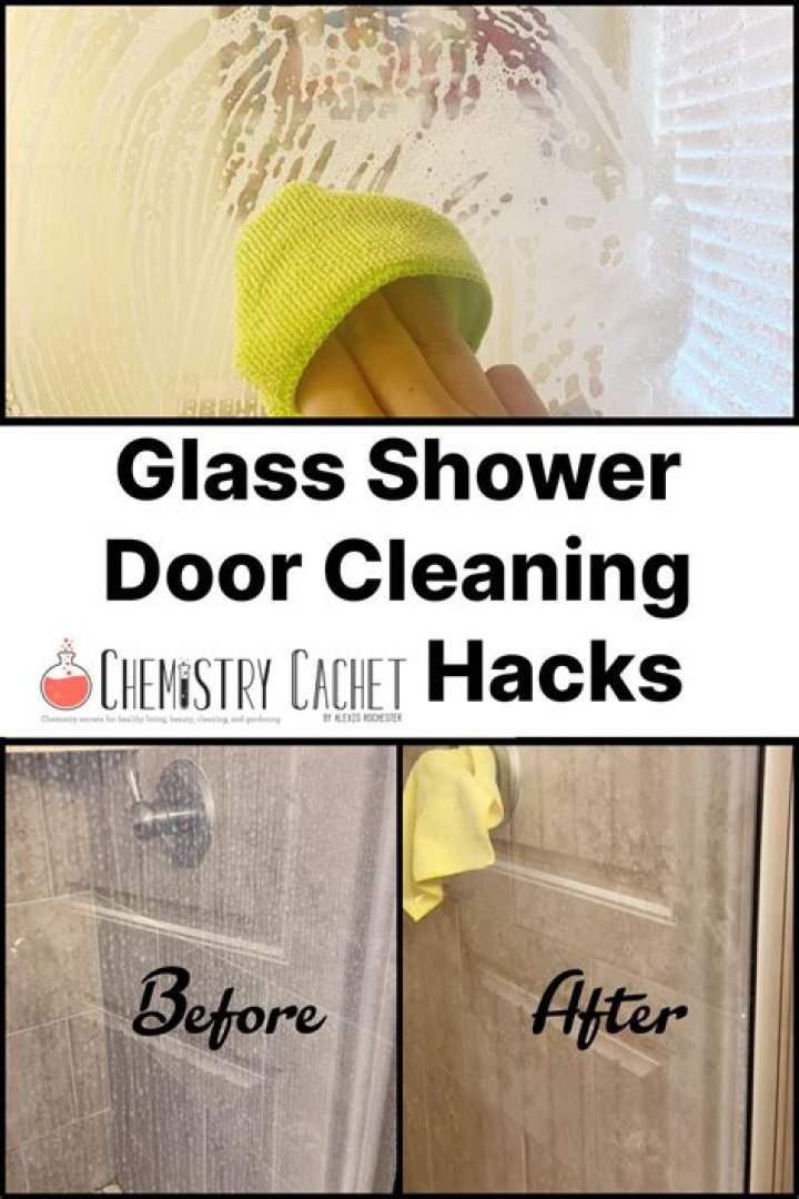 How do I keep my shower doors sparkling clean?