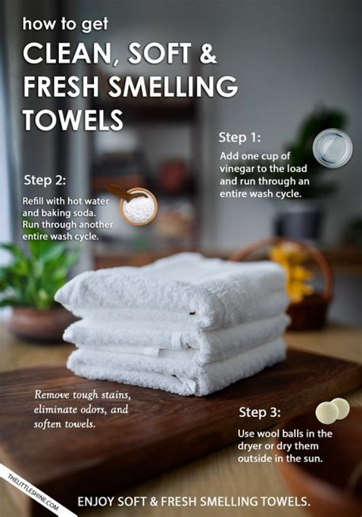 How do I keep my towels smelling fresh?