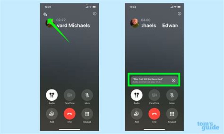 How do I know if my call is being recorded?