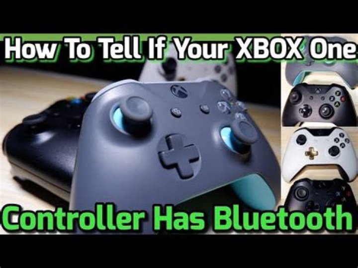 How do I know if my Xbox One controller has Bluetooth?