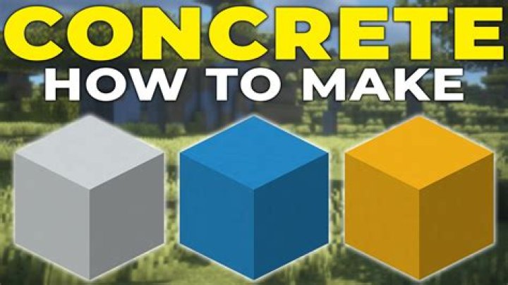 How do I make cement in Minecraft?