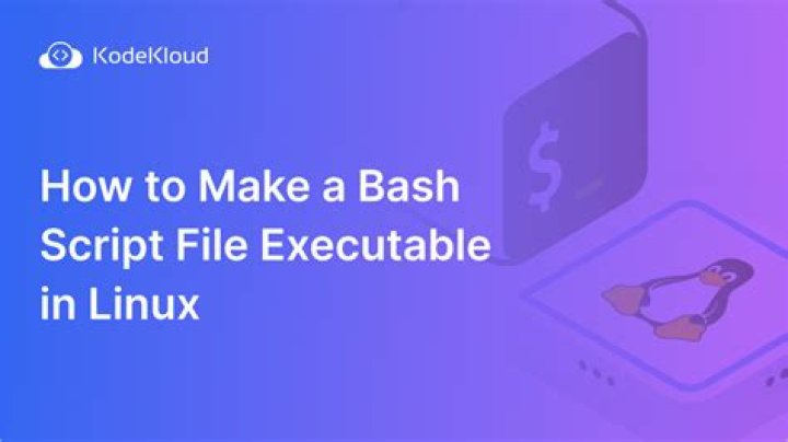 How do I make my Bash script executable?