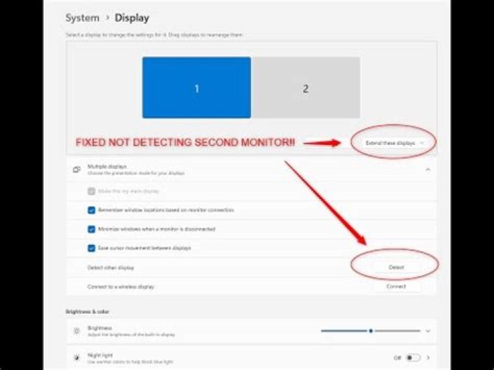How do I make my second monitor not mirror first Windows 10?