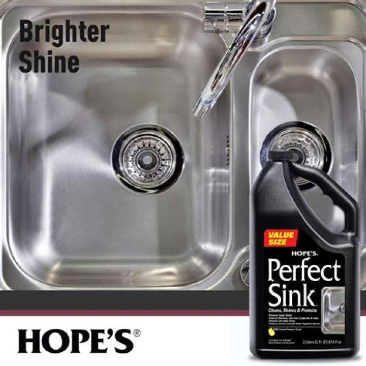 How do I make my stainless steel sink shine?