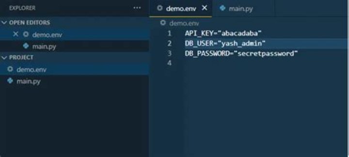 How do I name an .env file?
