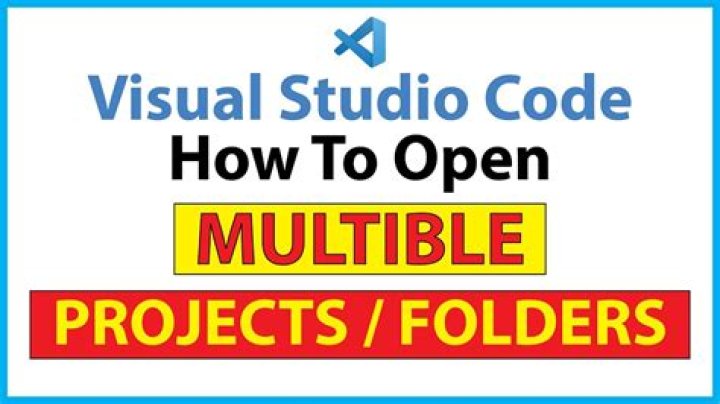How do I open multiple folders in Visual Studio Code?
