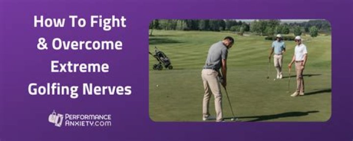 How do I overcome golf anxiety?