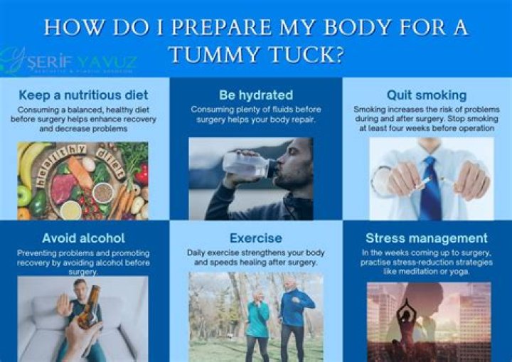 How do I prepare my body for a tummy tuck?