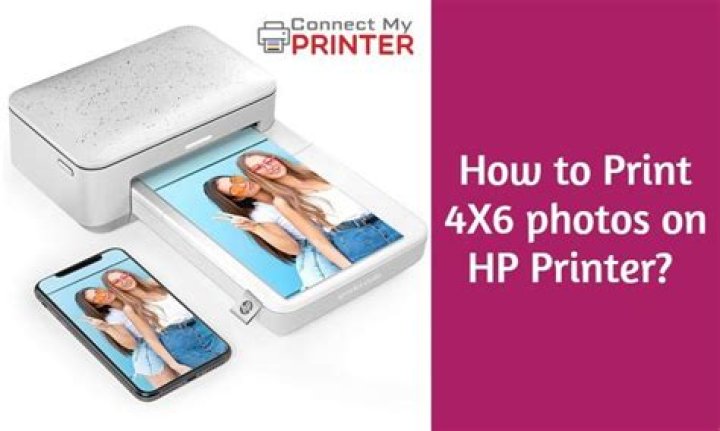 How do I print a 4x6 photo on my HP printer?