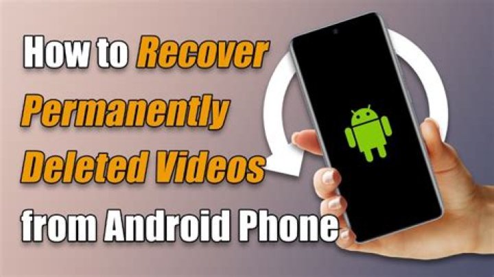 How do I recover permanently deleted videos from my iPhone?