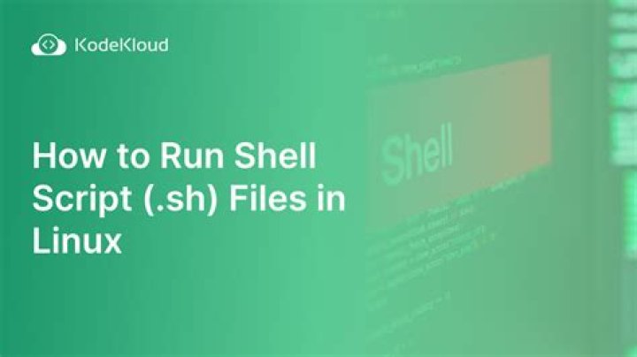 How do I run a shell script on a Mac?