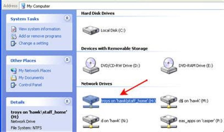 How do I setup my H drive?