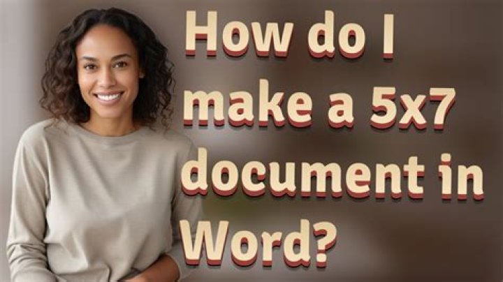 How do I shrink a Word document to 5x7?