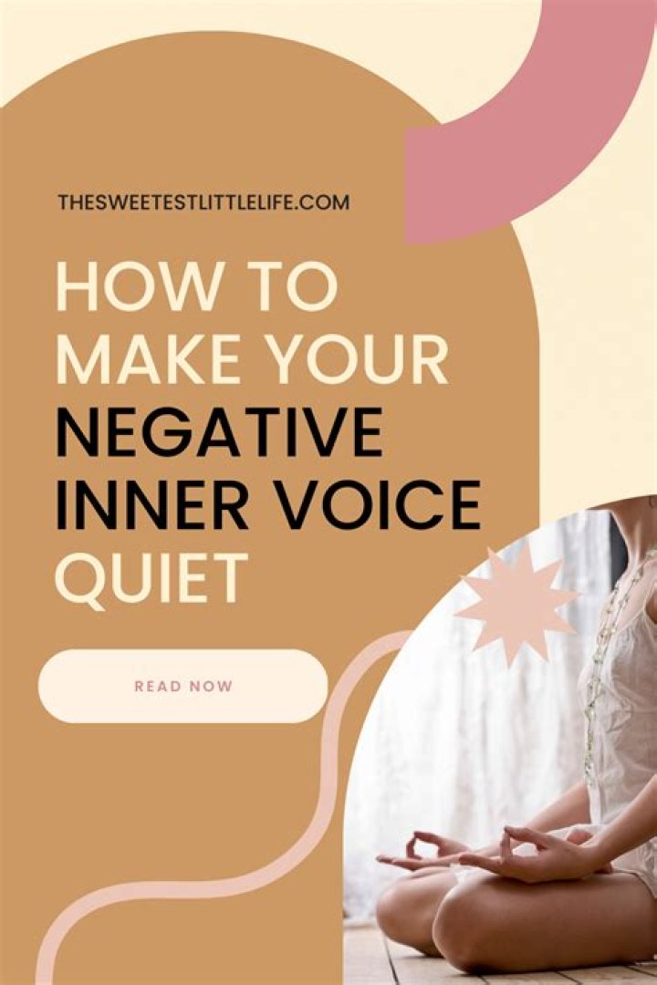 How do I silence negative inner voice?