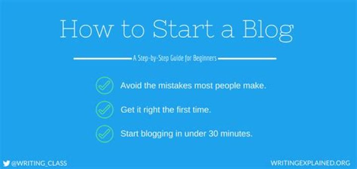 How do I start blogging?