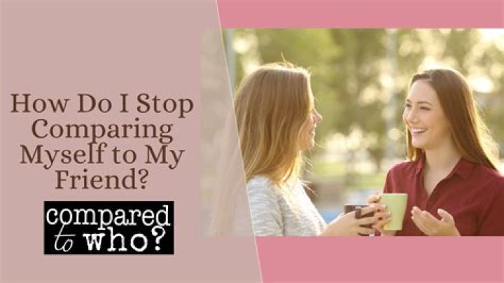 How do I stop comparing myself?