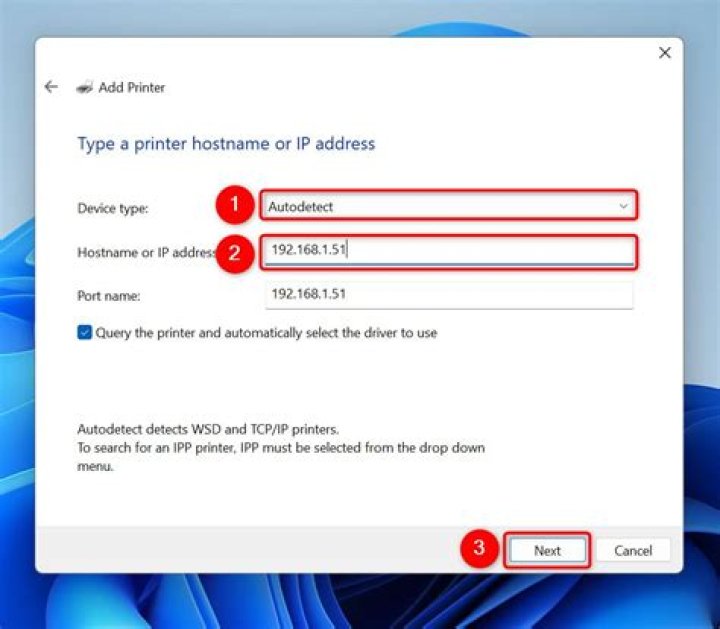 How do I update my printer IP address?
