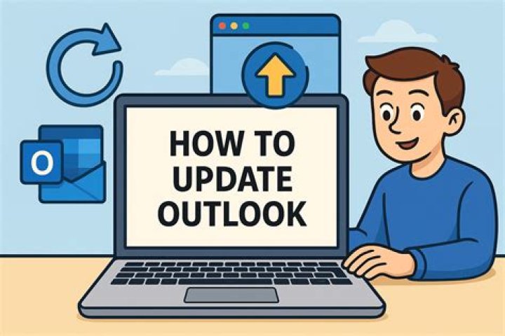 How do I update Outlook app?