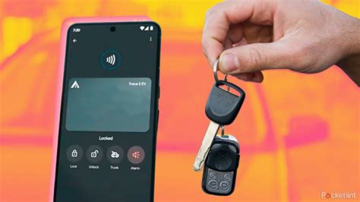 How do I use my phone as a key?