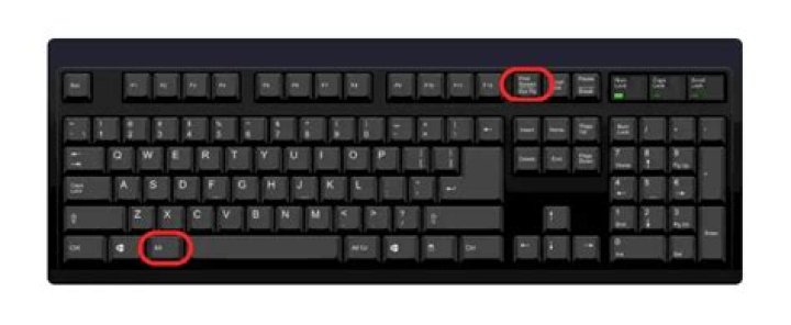 How do I use the Print Screen button on my shift key?