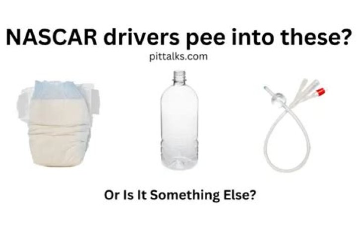 How do NASCAR drivers pee?