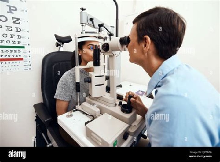 How do opticians test children's eyes?