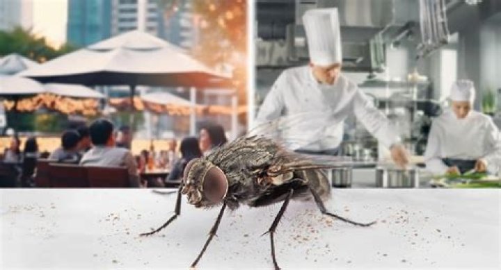 How do outdoor restaurants keep flies away?