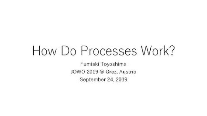 How do processes work?