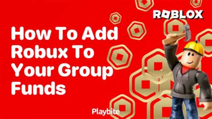 How do you add Robux to your group funds 2021?
