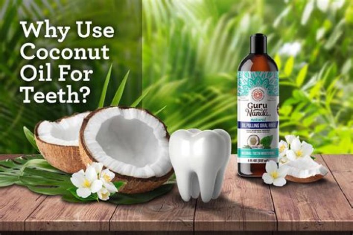 How do you apply coconut oil to your teeth?