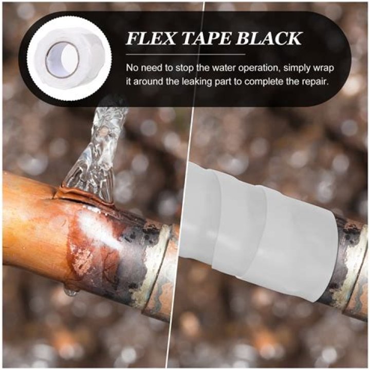 How do you apply Flex Seal tape?
