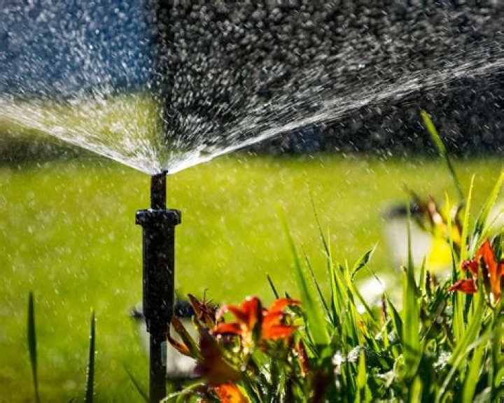 How do you bleed a sprinkler system for the winter?
