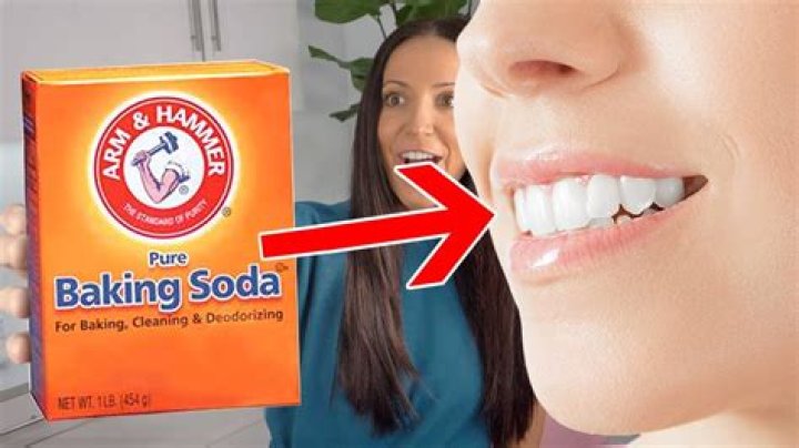 How do you brush with baking soda?