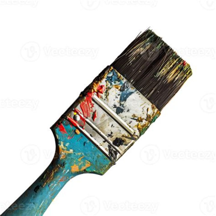 How do you clean a dirty paint brush?