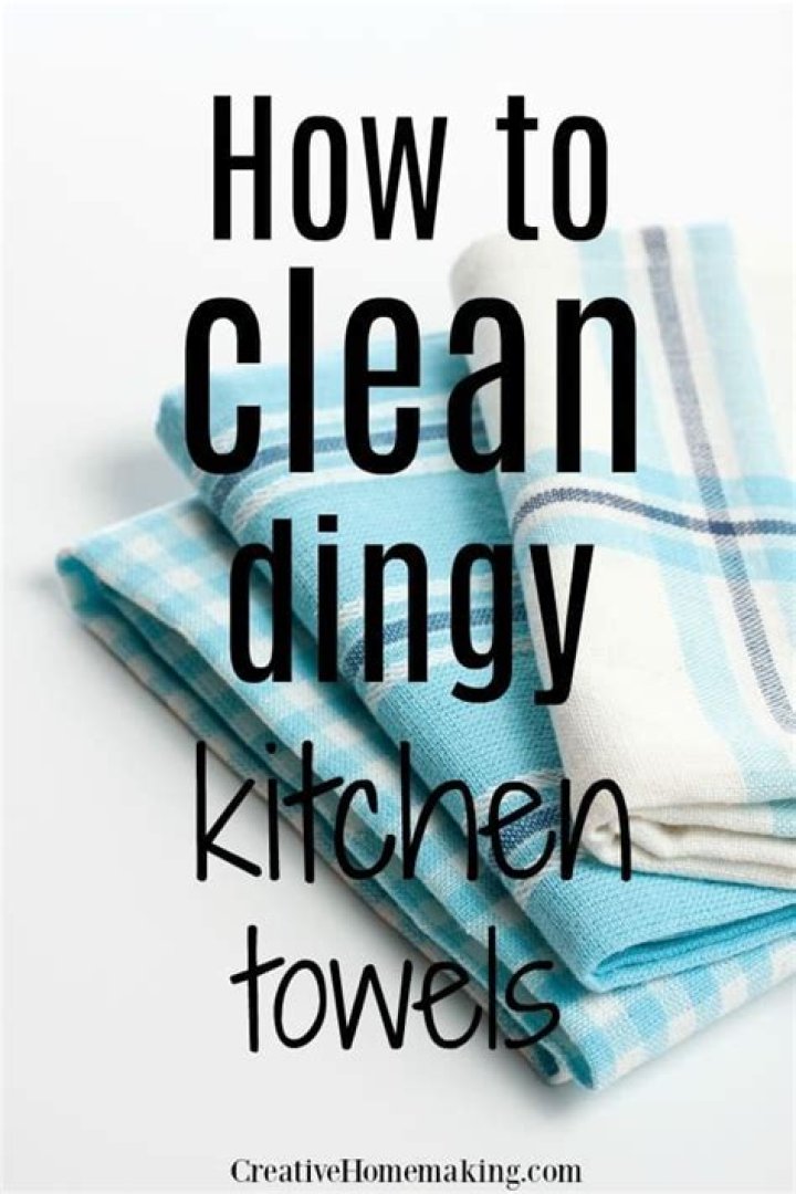 How do you clean dingy washcloths?