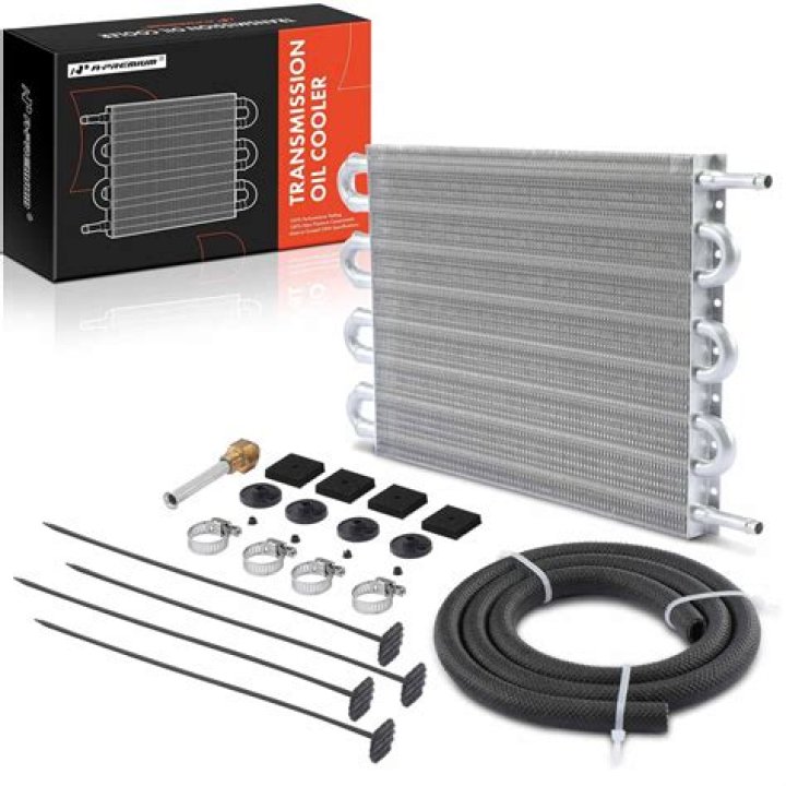 How do you clean oil cooler fins?