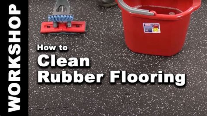 How do you clean rubber?
