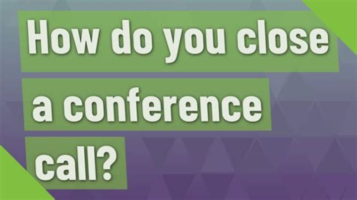 How do you close a phone call?