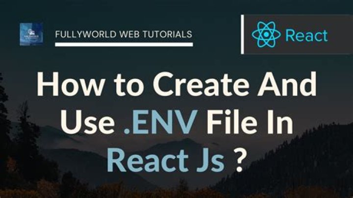 How do you create multiple ENV file in react?
