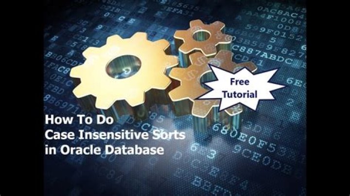 How do you do a case insensitive search in Oracle?