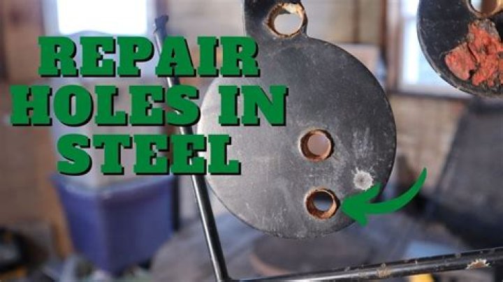 How do you elongate a hole in steel plate?