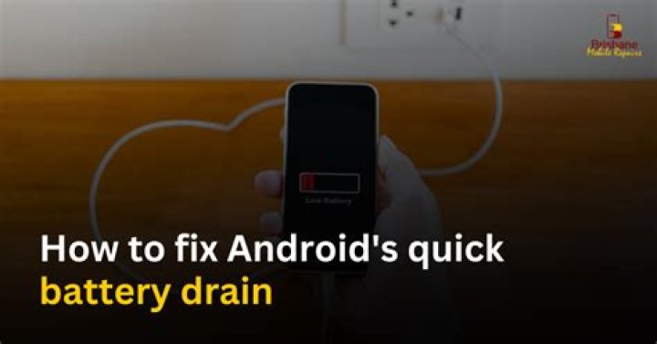 How do you fix a battery drain?