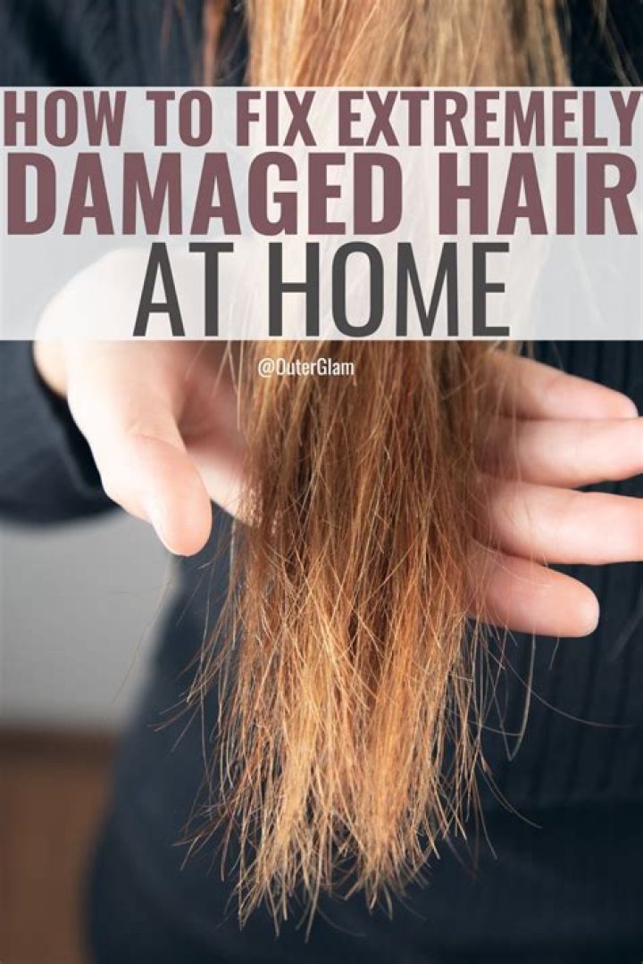 How do you fix thin damaged hair?