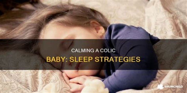 How do you get a colic baby to sleep?
