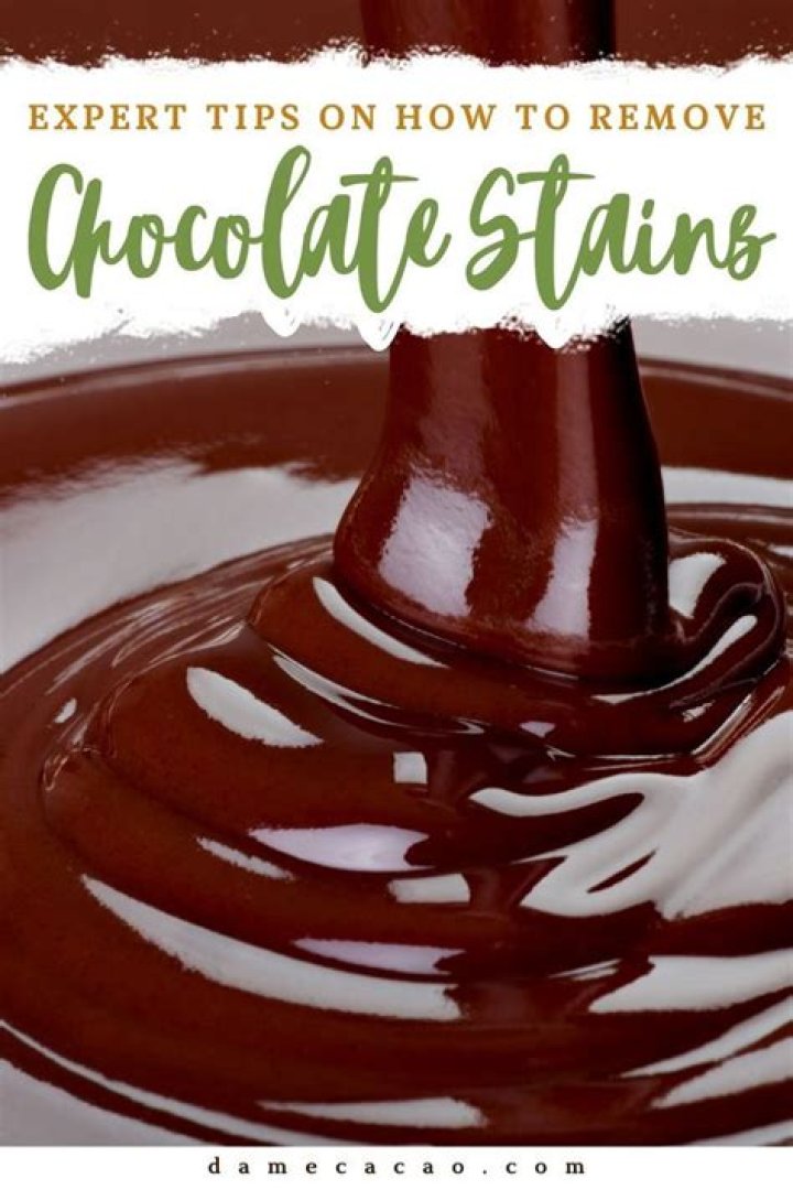 How do you get out chocolate stains?