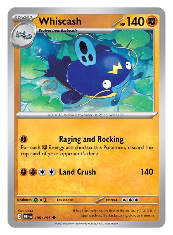 How do you get Whiscash arceus?