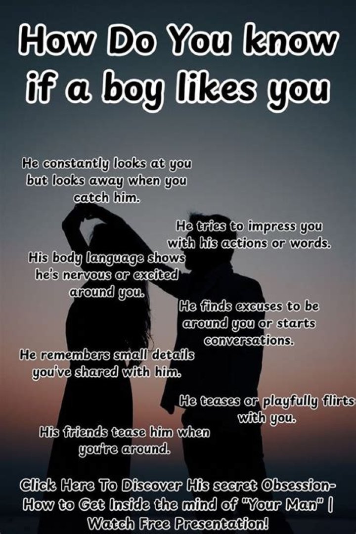 How do you get your crush to like you without talking?