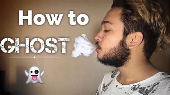 How do you ghost a vape without coughing?