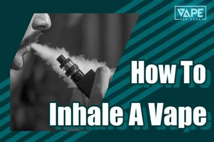 How do you ghost inhale with a vape?